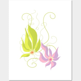 ELEGANT BLOSSOMS Posters and Art